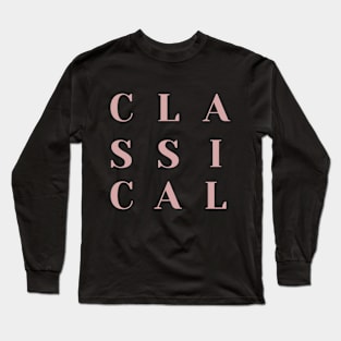 Classical Long Sleeve T-Shirt